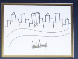 Рисунок Трампа продали на аукционе за 30 тысяч долларов